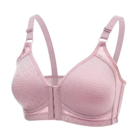 

Women Post-Surgical Sports Support Bra Front Closure with Adjustable Straps