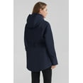 thumbnail image 2 of Elezay Women's Big & Tall Parka Coat Fleece Parka Winter Warm Coat Hooded Puffer Jacket Navy M, 2 of 5
