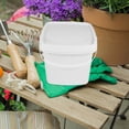 thumbnail image 3 of 2pcs Square Plastic Buckets With Lids Reusable Plastic Bucket 5L Plastic Small Bucket Storage Buckets Kitchen Accessories For Food Liquid, 3 of 5