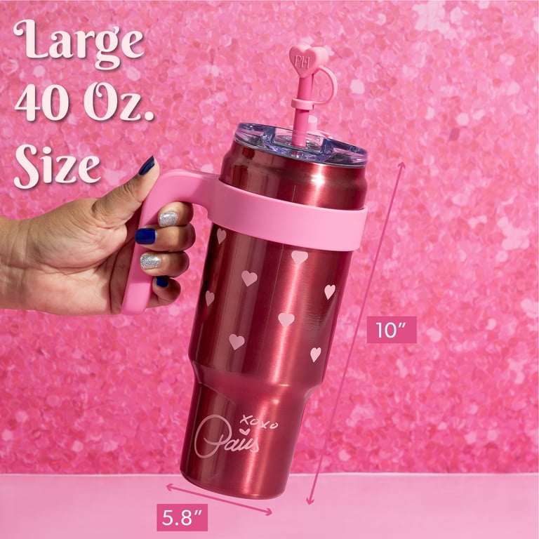 Paris Hilton 40oz Stainless Steel Tumbler Set, with Removable