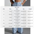 thumbnail image 2 of Cutuoiiu Women's Solid Color Wide Leg Pants High Waist Straight Trousers with Pockets for Work Office Daily Wear, 2 of 7