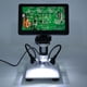 thumbnail image 3 of EBTOOLS Microscopio Digital de 12 MP, microscopio USB eléctrico Industrial 1200x con Pantalla Grande HD de 7 Pulgadas, para inspección de Placas de Circuito/reparación de Relojes/Laboratorio Khall Venta Caliente, 3 of 6