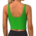 thumbnail image 3 of Lsque Green Printed Women'S Sports Bra, Compression, Moisture Wicking, High-Impact Sports Bra For Women,Supportive sports bra-, 3 of 9
