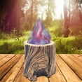thumbnail image 2 of Tabletop Fire Pit Ornament Compact Mini Fireplace for Outdoor Indoor Terrace Brown, 2 of 9