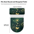 thumbnail image 6 of HELLHERO Butterfly Marble Texture Polyester Toilet Lid Covers Set & Washable Toilet Seat Cover & Elastic Edge for Modern Bathrooms Adjustable, 6 of 6