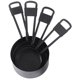 thumbnail image 2 of 1 Juego de tazas medidoras para hornear, tazas medidoras apilables para cocina con asas, medidores para hornear, 2 of 5