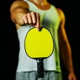 thumbnail image 3 of Cannon Sports Unbreakable Table Tennis Paddles with Rubber Face (Yellow), 3 of 6