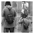thumbnail image 3 of Sling Bag, Nylon Detachable Strap Sling Backpack Waterproof Multifunctional Casual  For Exercise, 3 of 8