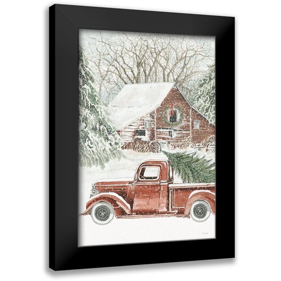 Jacobs, Cindy 11x14 Black Modern Framed Museum Art Print Titled - Down Home Christmas