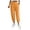 Orange, variant on NinXxx Women's Solid Zipper Slacks with Angled Pockets Orange S