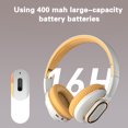thumbnail image 2 of Kripyery H7 Bluetooth-compatible Headphone Over Ear Deep Bass Foldable Noise Reduction Stereo Sound Wireless Headset Gaming Wear, 2 of 8
