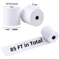 thumbnail image 2 of NefLaca 1000 Rolls 2 1/4" x 85ft Thermal Paper, BPA Free, White, 2 of 7