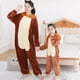 thumbnail image 3 of Pijama de una pieza de León de lana de invierno para mujer, ropa de dormir de animales de dibujos animados para adultos, disfraz de una pieza para Cosplay de Navidad y Halloween para niños, 3 of 3