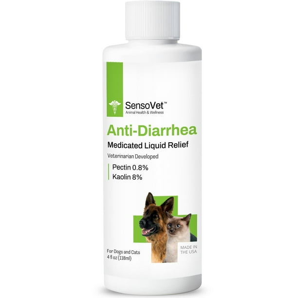 SensoVet Anti Diarrhea Liquid Medication for Dogs and Cats, Gas and