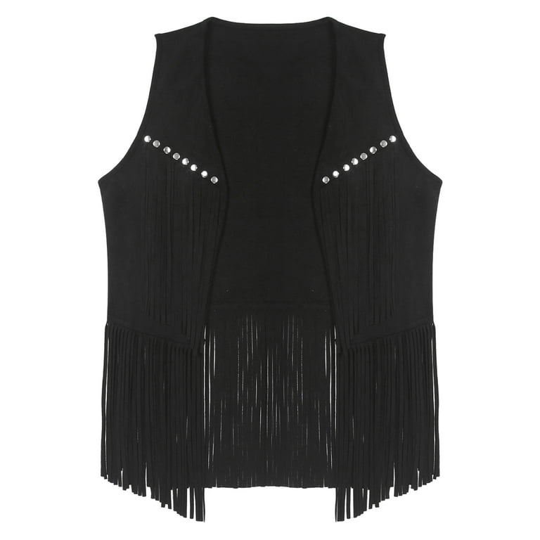 Black tassel waistcoat best sale