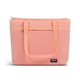 thumbnail image 2 of Igloo 20 Can Capacity Laguna for Her Zippered Dual Compartment Soft-Sided Tote Cooler Bag, Apricot Pink, 2 of 16