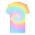 thumbnail image 4 of Handshe Mens Crew Neck T Shirts - Lightweight Short Sleeve Fresh Fashion Print Hipster T-shirt Tie-dye, 4 of 5