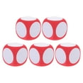 thumbnail image 3 of 5pcs Blank Foam Dice Party Game Supply DIY Paintable Dice Board Game Dice Props, 3 of 8