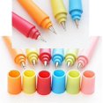 thumbnail image 3 of 6 pcs/set Bendable Gesture Ballpoint Pen Free Bend Cute Cartoon Silicone (0.7mm black ink) random style, 3 of 5