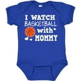 thumbnail image 3 of Inktastic I Watch Basketball with Mommy Boys Baby Bodysuit, 3 of 5