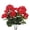 B001- Style A, variant on Fake Outdoor Flowers, Faux Flowers for Outdoor Planters, Fake Flowers, Uv Resistant Artificial Outdoor Flowers, 15 Inch Bright Red Artificial Geranium Bush for Patio Garden and