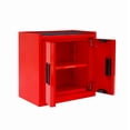 thumbnail image 4 of Hyper Tough Mini Tool Cabinet, 11.6-Inch Steel Storage, Red, Double Doors, Non-Slip Top Mat, 4 of 7