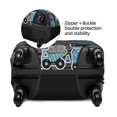 thumbnail image 3 of Goofa Blue Excavator Pattern Luggage Covers For Suitcase,Suitcase Cover Protector Fit 18-32 Inch Luggage-Large, 3 of 9