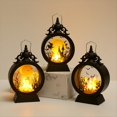thumbnail image 4 of Horror de Halloween LED Luz de Viento Portátil Ghost Lantern Bar Ornamento de Escritorio Decoración de Halloween Apoyos Suministros A, 4 of 8