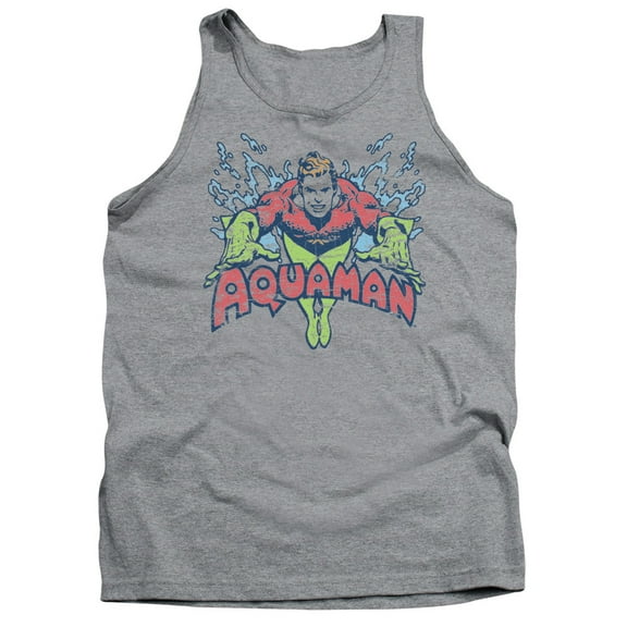 DC Comics Splish SplashAdult Tank Top Athletic Heather