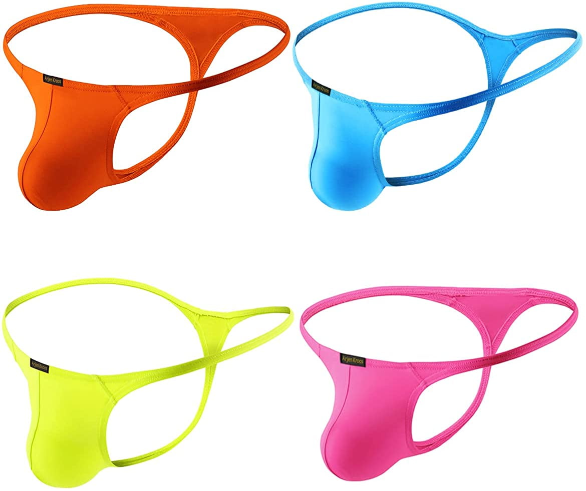 Arjen Kroos Men's Pouch Underwear Low Rise GString Bikini