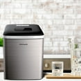 thumbnail image 2 of Frigidaire 26lb Countertop Stainless Steel Bullet Shaped Ice Maker, 2 of 3