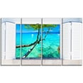 thumbnail image 2 of Open Window to Gorgeous Seashore - Uvre d'Art Moderne sur Toile, 2 of 3