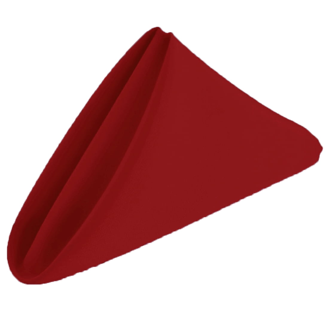 Gowinex Burgundy 20" x 20" Polyester Dinner Napkins (Pack of 10) - Walmart.com