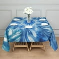 thumbnail image 3 of Blue Burst Pattern Square Tablecloth,Waterproof Square Table Cover,Wipeable Spillproof Washable Table Cover for Home Kitchen Party Decor 60"x60"(152x152cm), 3 of 6
