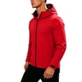 thumbnail image 5 of Dpjklzsn Men's Hooded Windbreaker Jacket, Lightweight Zip Front Outdoor Coat for Hiking and Travel, 5 of 8