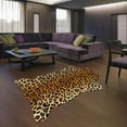 thumbnail image 4 of Alfombra antideslizante de poliéster grueso de 120 x 160 cm, duradera, con diseño de leopardo, 4 of 8