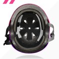 thumbnail image 4 of Bicicleta para niños Helmet 80Six con doble certificación, patines y patines, color rosa, 4 of 7