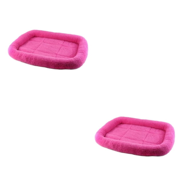 Decodeary Variety Of Colors Available For Cute And Practical Cat Bed Durable rose red S,38*28cm 2Set