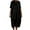 Black., variant on Akafmk Summer Dresses for Women Casual Dresses,Solid Color Round Neck Long Dress Short Sleeve Maxi Dresses Cotton Linen Shirt Dresses