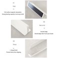 thumbnail image 3 of Yucurem Magnetic Paper Towel Holder for Fridge, Toilet Paper Roll Holder Magnet Towel Rack Wall Mount Organizer for Paper Towels Rolls Bathroom Pantry RV Kitchen Storage (Black), 3 of 8