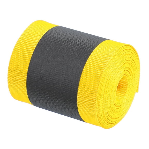 Uxcell Reflective Tape Strip, 2" x 10FT High Visibility Sew-on DIY Safety Fabric Webbing, Gold-yellow