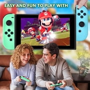 L/R Switch Controller Compatible for Switch/Lite/OLED, Wireless Gaming Controllers, Support Dual Vibration, Motion Control, Wake-up Function