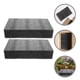 thumbnail image 5 of piezas de insertos de espuma para estuches, láminas de espuma de poliuretano negro, relleno de espuma de embalaje recortable para caja de herramientas, cámara, manualidades y almacenamiento., 5 of 8