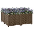 thumbnail image 1 of vidaXL Raised Bed 80x80x38 cm Polypropylene, 1 of 4