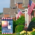 thumbnail image 4 of Boovnll 4th of July Garden Flag, 12x18" Red White Blue Double Sided Garden Flags Memorial Day Garden Flag for Outdoor, Yard, Garden, Independence Day Watercolor Decor, 4th of July Decorations, 4 of 6
