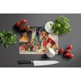 thumbnail image 3 of Norfolk Terrier Cozy Christmas Glass Cutting Board Large 12 in x 15 in, 3 of 5