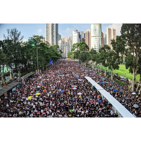 24x36 gallery poster, Hong Kong protests 2019 to 2020