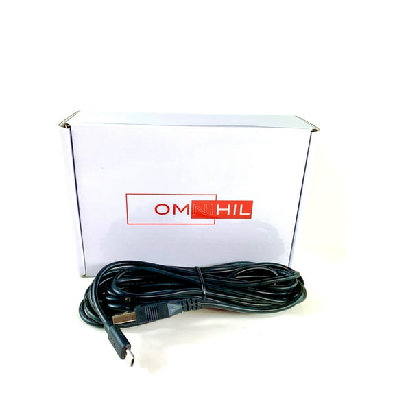 OMNIHIL 15 Feet Long High Speed USB 2.0 Cable Compatible with DEWALT DXFRS800 2W Walkie Talkies