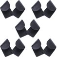 thumbnail image 2 of 5 Pair Wall Mount Pot Lid Organizer Plastic Pot and Pan Organizer Pot Lid Storage Racks Cabinet Door Organizer Pot Hanger Black, 2 of 5
