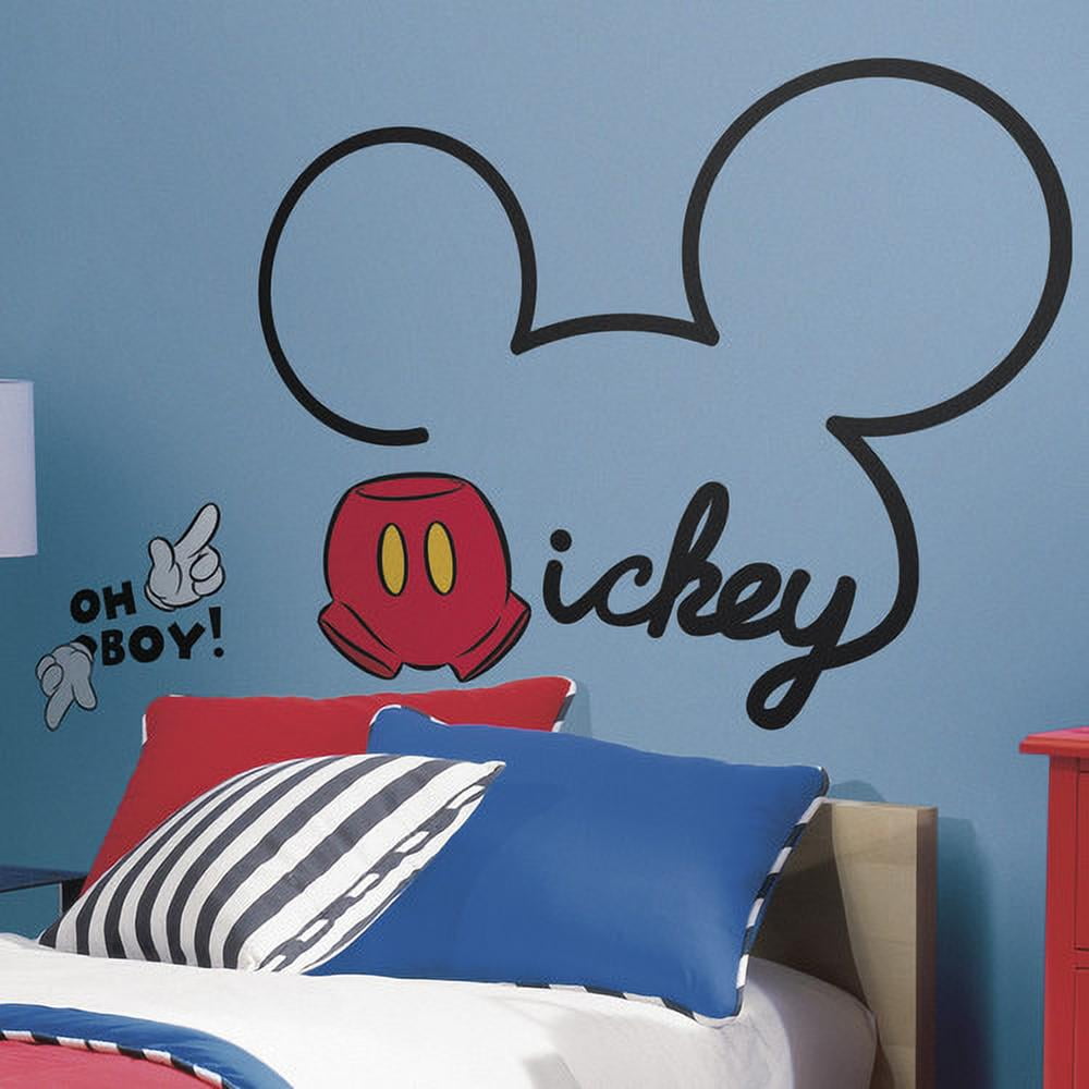 RoomMates Mickey and Friends All About Mickey Peel and Stick Giant Wall Decals